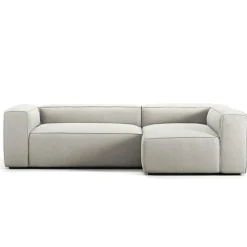 Decotique Modulsoffor|Hörnsoffor & Divansoffor-Grand 3-Sitssoffa Divan Höger Minetyg, Sandshell Beige