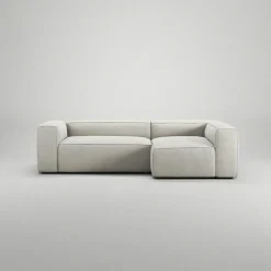 Decotique Modulsoffor|Hörnsoffor & Divansoffor-Grand 3-Sitssoffa Divan Höger Minetyg, Sandshell Beige