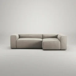 Decotique Modulsoffor|Hörnsoffor & Divansoffor-Grand 3-Sitssoffa Divan Höger Minetyg, Sandshell Beige