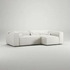 Decotique Modulsoffor|Hörnsoffor & Divansoffor-Grand 3-Sitssoffa Divan Höger Minetyg, Sandshell Beige