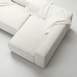 Decotique Modulsoffor|Hörnsoffor & Divansoffor-Grand 3-Sitssoffa Divan Höger Minetyg, Sandshell Beige