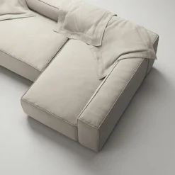 Decotique Modulsoffor|Hörnsoffor & Divansoffor-Grand 3-Sitssoffa Divan Höger Minetyg, Sandshell Beige