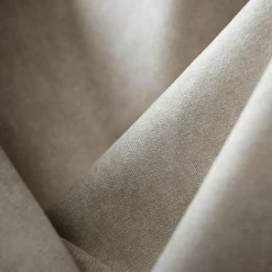 Grand 4-Sitssoffa Divan Höger öppet avslut Med Fotpall Minetyg, Sandshell Beige