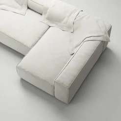 Decotique Modulsoffor|Hörnsoffor & Divansoffor-Grand 4-Sitssoffa Divan Höger Minetyg, Sandshell Beige