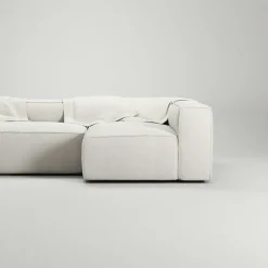 Decotique Modulsoffor|Hörnsoffor & Divansoffor-Grand 4-Sitssoffa Divan Höger Minetyg, Sandshell Beige