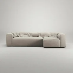 Decotique Modulsoffor|Hörnsoffor & Divansoffor-Grand 4-Sitssoffa Divan Höger Minetyg, Sandshell Beige