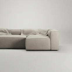 Decotique Modulsoffor|Hörnsoffor & Divansoffor-Grand 4-Sitssoffa Divan Höger Minetyg, Sandshell Beige