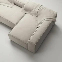 Decotique Modulsoffor|Hörnsoffor & Divansoffor-Grand 4-Sitssoffa Divan Höger Minetyg, Sandshell Beige