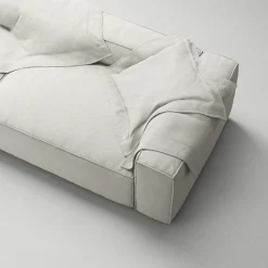 Grand 3-Sitssoffa öppet avslut Vänster Minetyg, Sandshell Beige