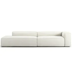 Grand 3-Sitssoffa öppet avslut Vänster Minetyg, Sandshell Beige