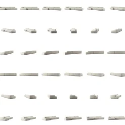 Decotique Modulsoffor|Hörnsoffor & Divansoffor-Grand 5-Sitssoffa öppet avslut Höger Minetyg, Sandshell Beige