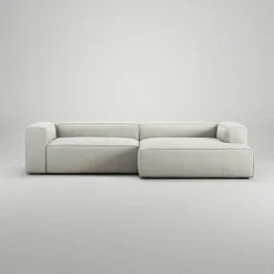 Decotique Modulsoffor|Hörnsoffor & Divansoffor-Grand 3-Sitssoffa schäslong Höger Minetyg, Sandshell Beige