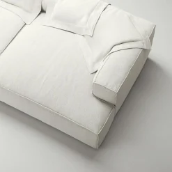 Decotique Modulsoffor|Hörnsoffor & Divansoffor-Grand 3-Sitssoffa schäslong Höger Minetyg, Sandshell Beige