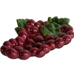 ByON Dekorativa Accessoarer|Serveringsskålar-Grape Plate, Purple Tallrik