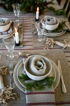 Gård Tygservett 44x44 cm, Off-white