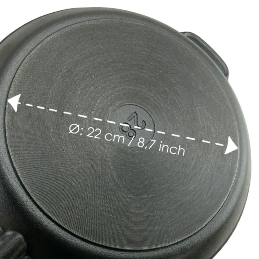 Grillpanna 28 cm Med Handtag I Bok