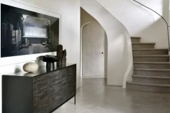 Grooves Sidobord Stained Teak 4 Dörrar