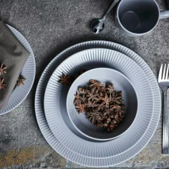 Aida Mattallrikar-Groovy Frukosttallrik 21 cm, Svart