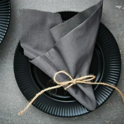 Aida Mattallrikar-Groovy Frukosttallrik 21 cm, Svart