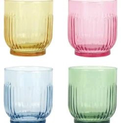 Groovy Glas 33 cl 4-pack, Multi