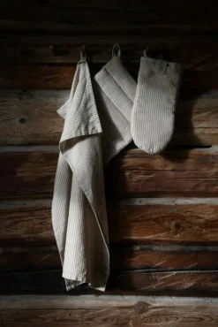 ERNST Grytlappar & Grytvantar-Grytvante Ränder, Beige/Cola