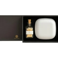 Eldstickan Vedförvaring & Brandsäkerhet-Gåvoset Brandlarm, Vit