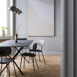 Habit Stol, Grå / Svart