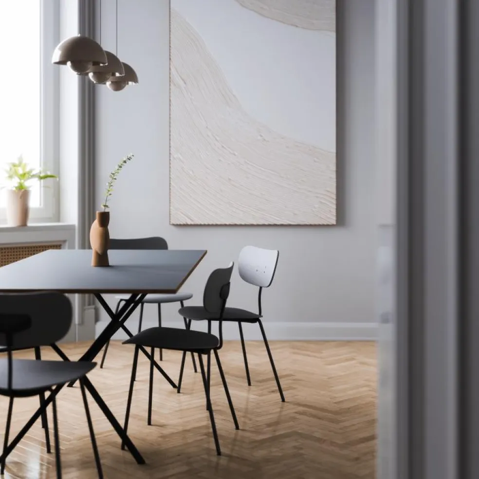 Habit Stol, Grå / Svart