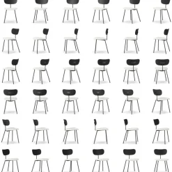 Habit Stol, Grå / Svart