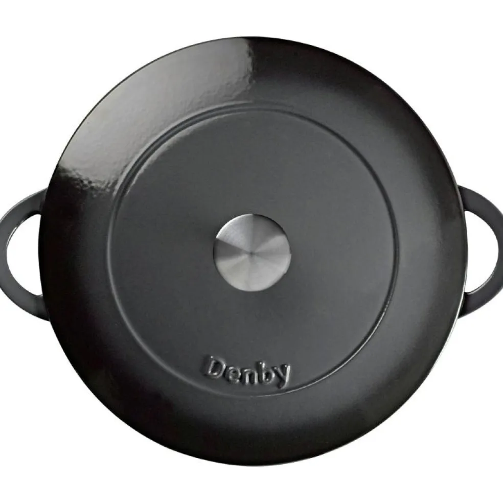 Halo Gjutjärnsgryta Grund Ø30 cm, Grå