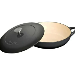 Halo Gjutjärnsgryta Grund Ø30 cm, Grå