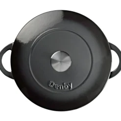 Denby Grytor-Halo Gjutjärnsgryta Rund Ø26 cm, Grå