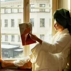 Handduk 70x140 cm 2-pack, North Sea Blue