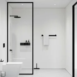 Handdukshållare 60 cm, Svart