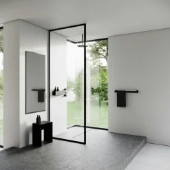 Handdukshållare 60 cm, Svart