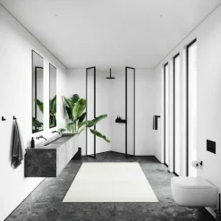 Handdukshållare 60 cm, Svart