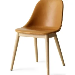 Audo Copenhagen Stolar-Harbour Chair Med Klädsel, Läder Dakar Cognac 0250/Ek