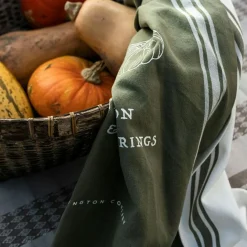 Harvest & Gatherings Org Cotton Kökshandduk 50x70 cm, Pumpkin