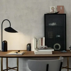 Ferm Living Väggskåp-Haze Väggskåp Räfflat Glas 60x35 cm, Cashmere