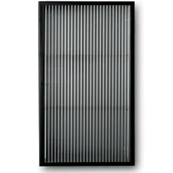 Ferm Living Väggskåp-Haze Väggskåp Räfflat Glas 60x35 cm, Cashmere