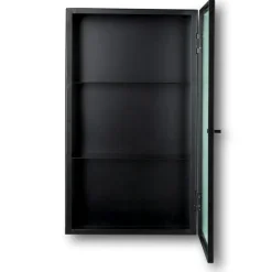 Ferm Living Väggskåp-Haze Väggskåp Räfflat Glas 60x35 cm, Cashmere