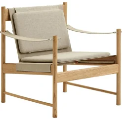 HB Loungefåtölj, Körsbärsträ / Läder