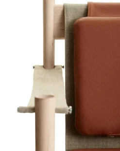 HB Loungefåtölj, Körsbärsträ / Läder