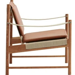 HB Loungefåtölj, Körsbärsträ / Läder