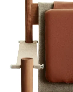 HB Loungefåtölj, Körsbärsträ / Läder