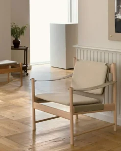 HB Loungefåtölj, Körsbärsträ / Läder