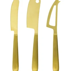 House Doctor Knivset-HDCheese Ostknivset Guld 3-pack