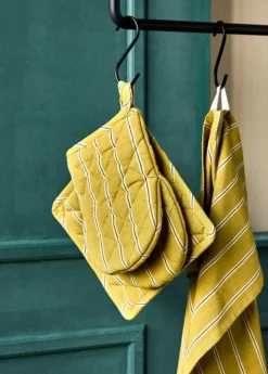 House Doctor Kökshanddukar-HDCook Kökshandduk 55x75 cm 3-pack, Grön