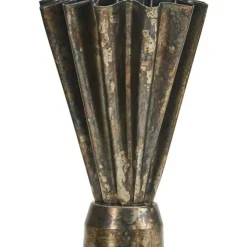 House Doctor Vaser-HDFlood Vas 33 cm, Antique Brown