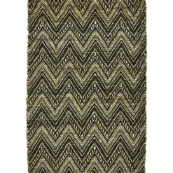 House Doctor Bomulls- & Trasmattor-HDMonta Matta 83x130 cm, Svart / Natur